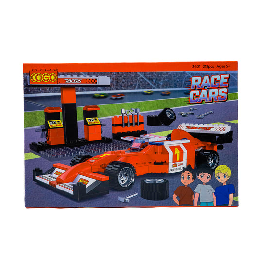 F1 Formula Race Car Block Set 6702327