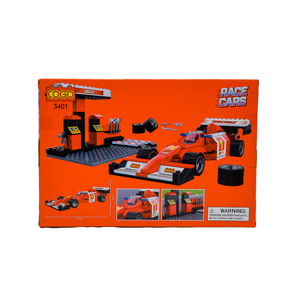 F1 Formula Race Car Block Set 6702327