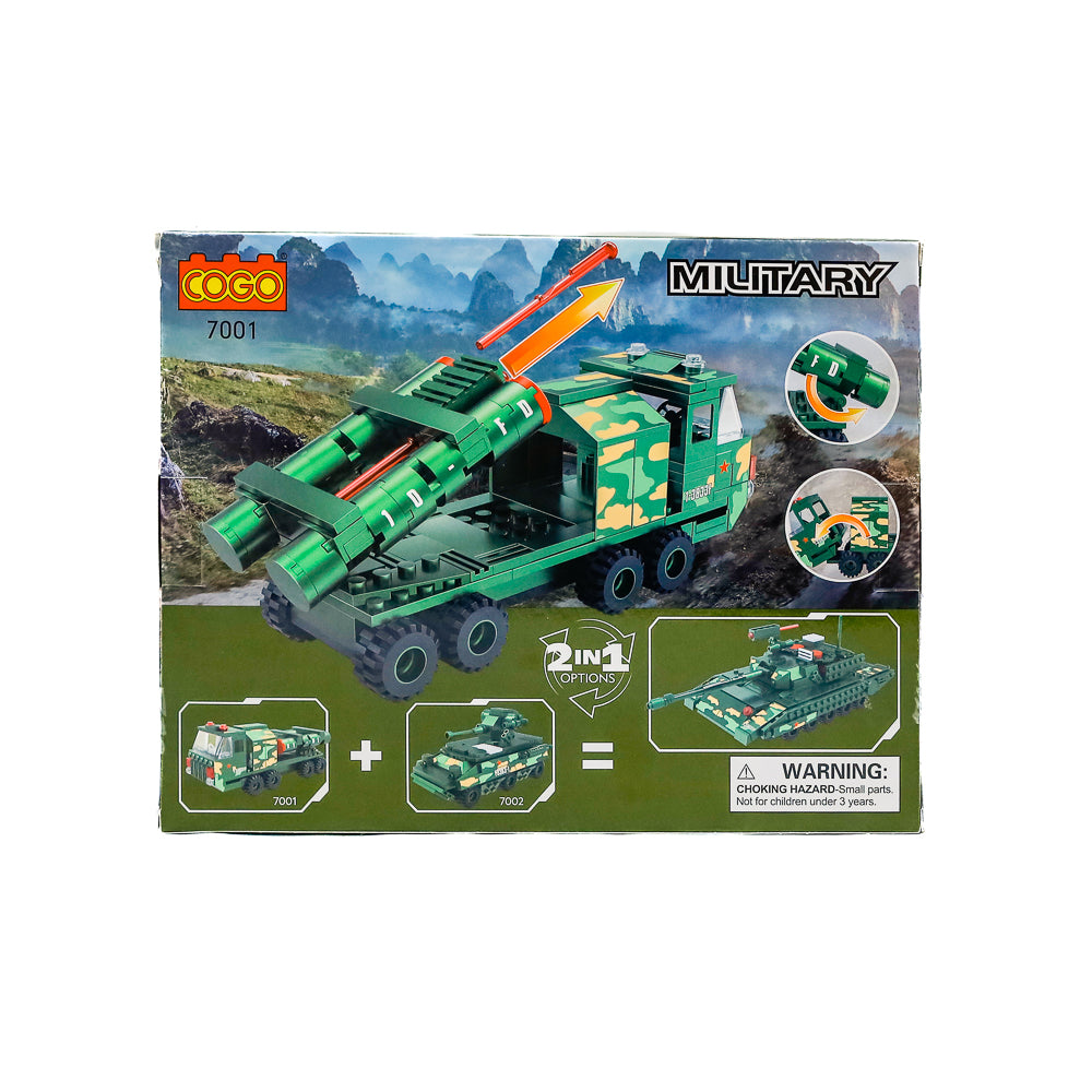 2 in 1 Truck & Tank Block Set 7048418