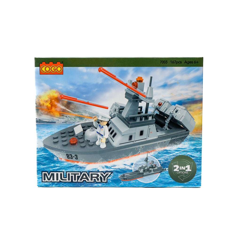 2 in 1 Ship & Submarine Block Set 7048416