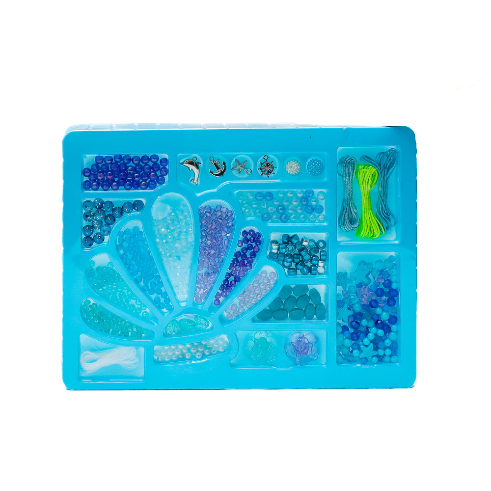 Mermaid Shell Bead Set 7108990 (in vibrant aquatic color)