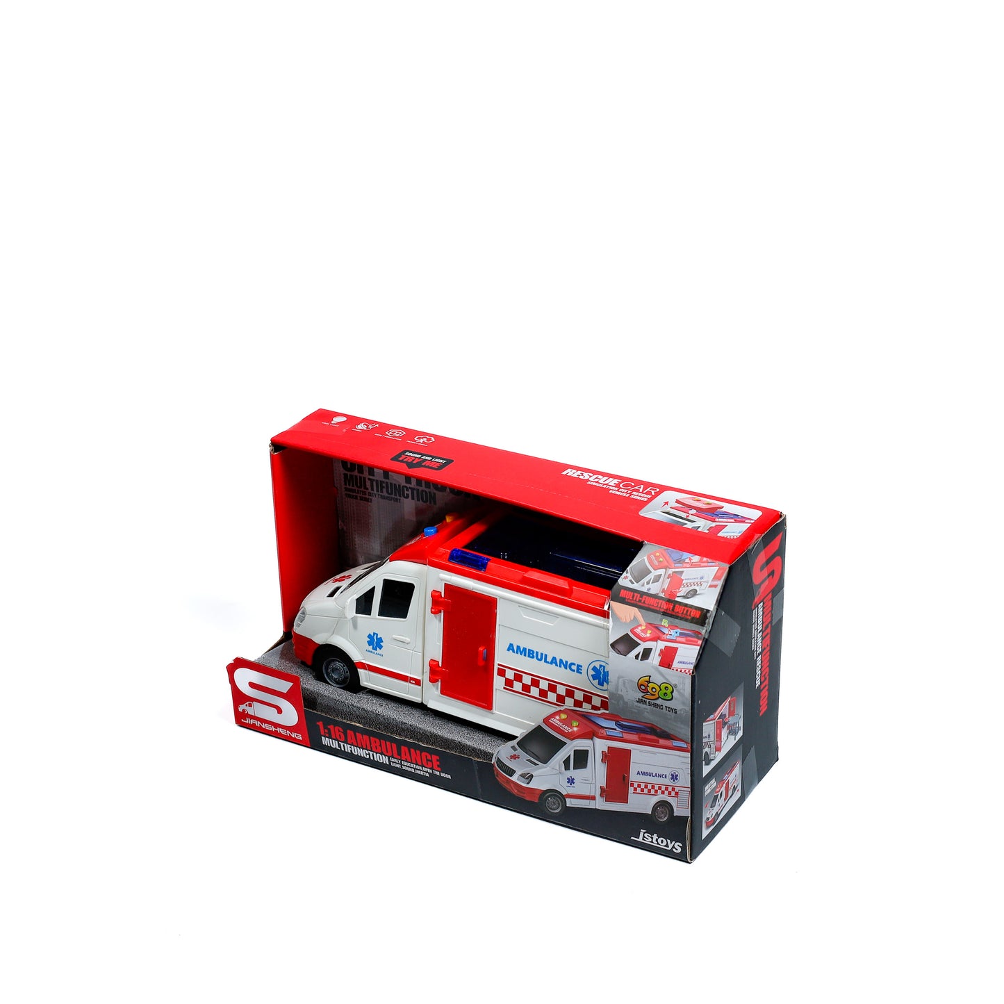 Ambulance Friction Pull and Go (JS126)