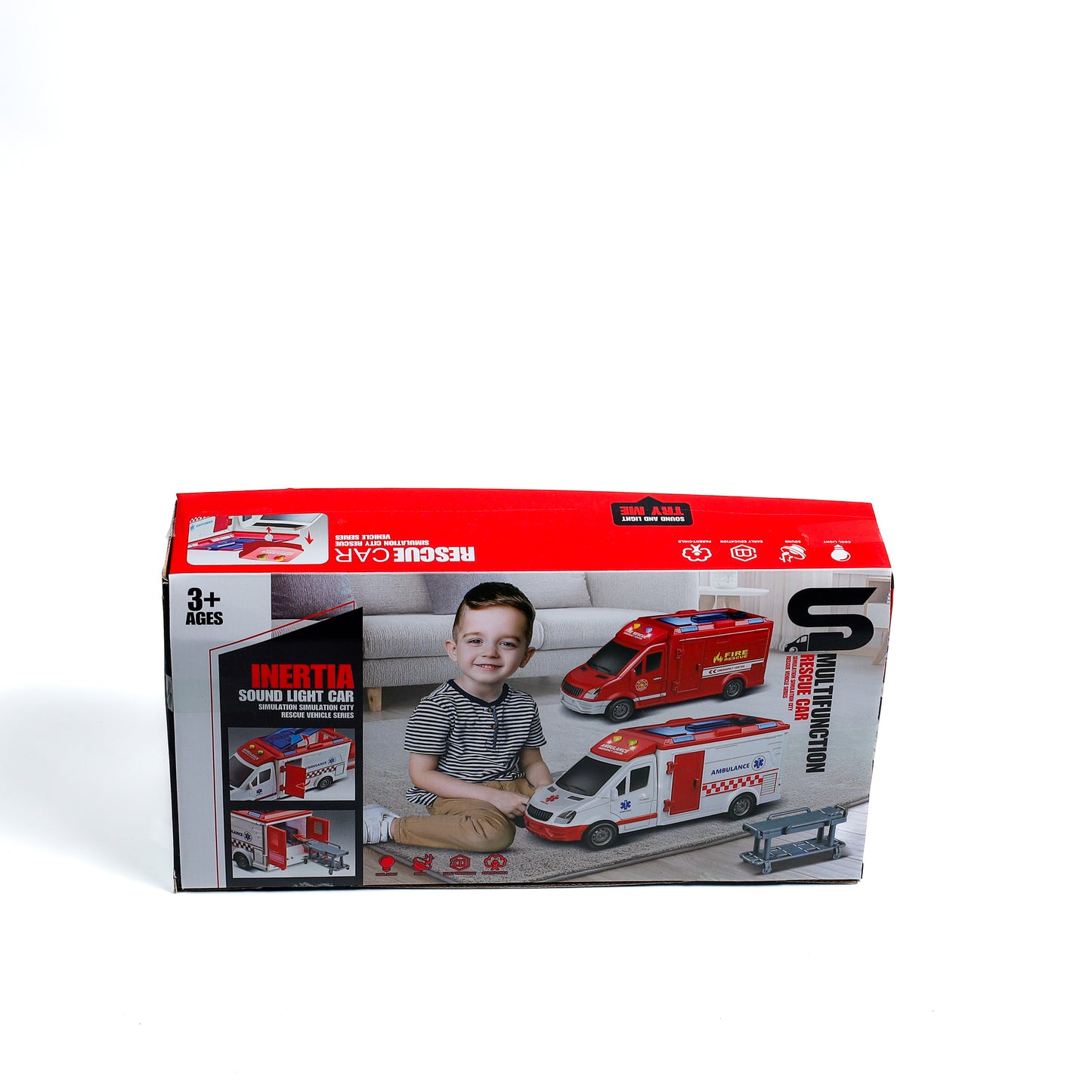 Ambulance Friction Pull and Go (JS126)