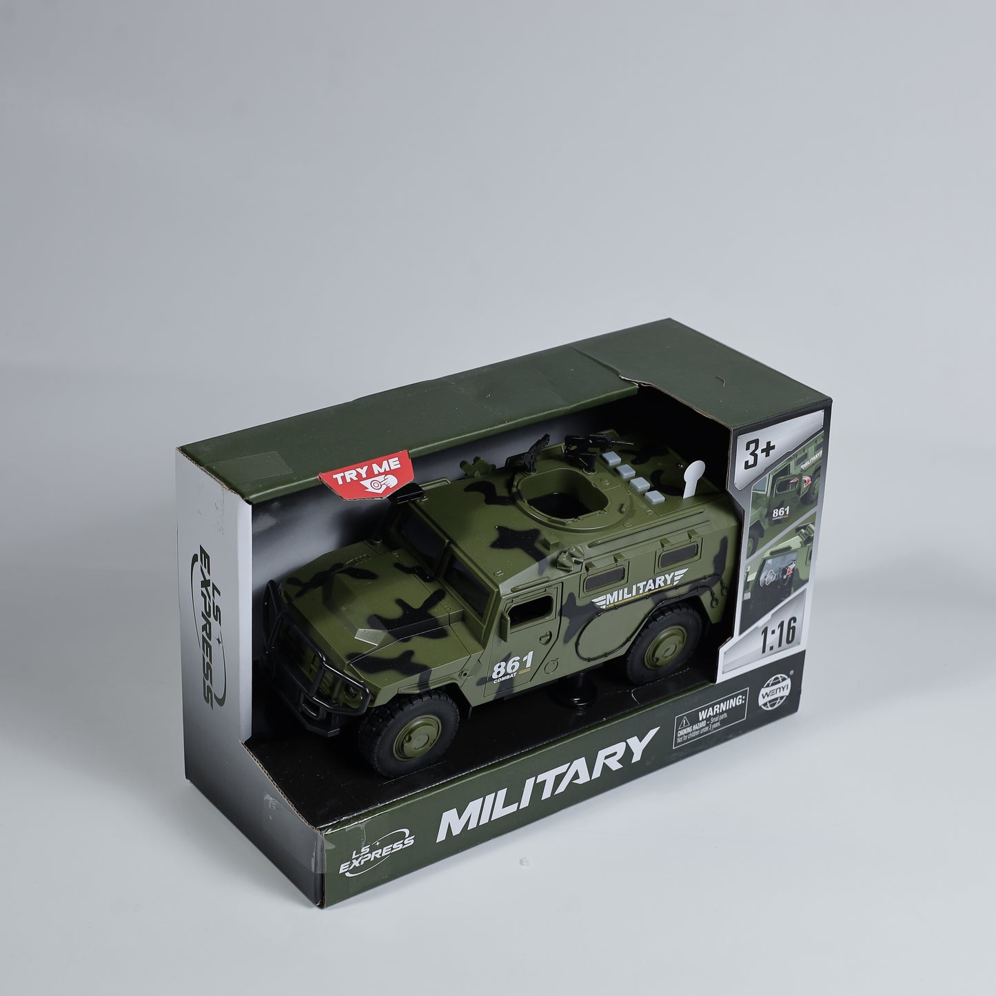 Friction Army Truck WY861A