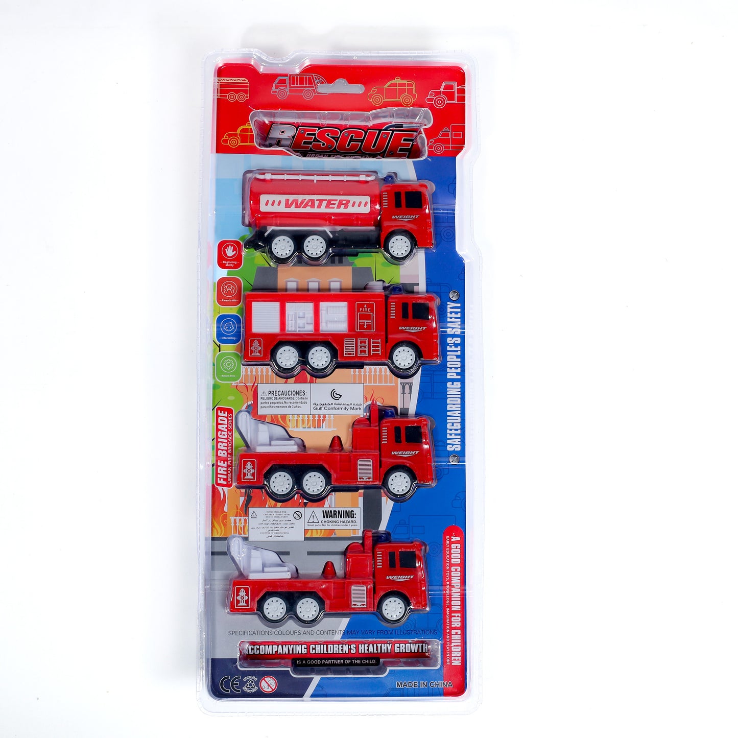 Fire Truck Model 4 Pieces (882-4)