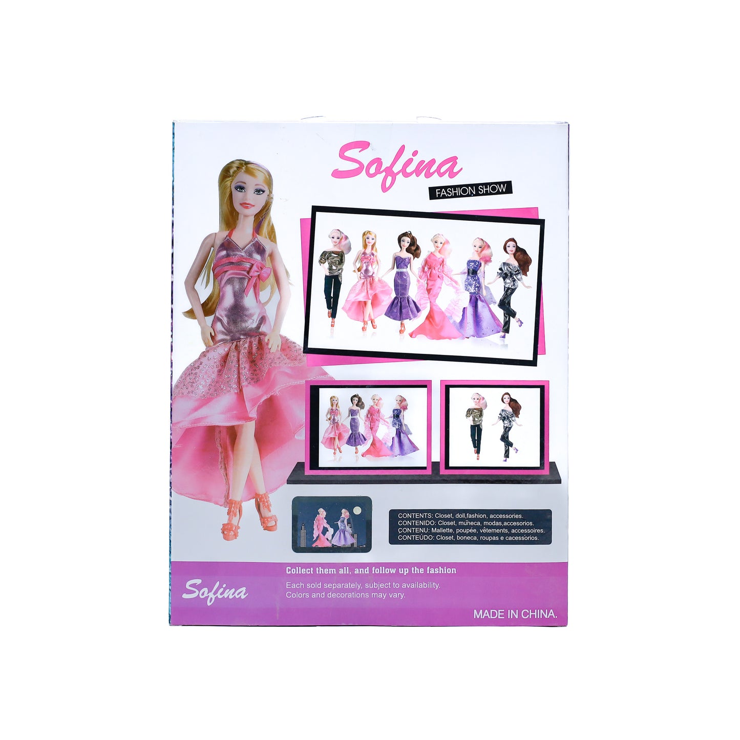 Fashionable Barbie Doll Set BBL77121