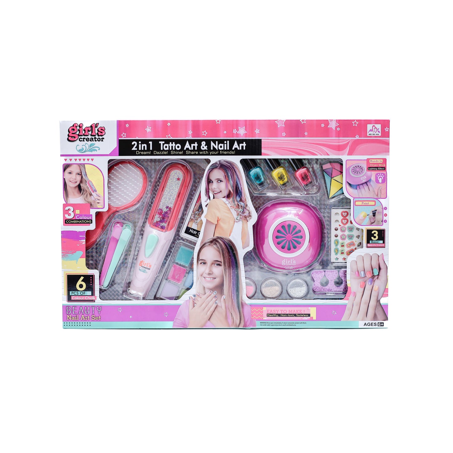 3 in 1 Beauty Salon Kit MBK-377