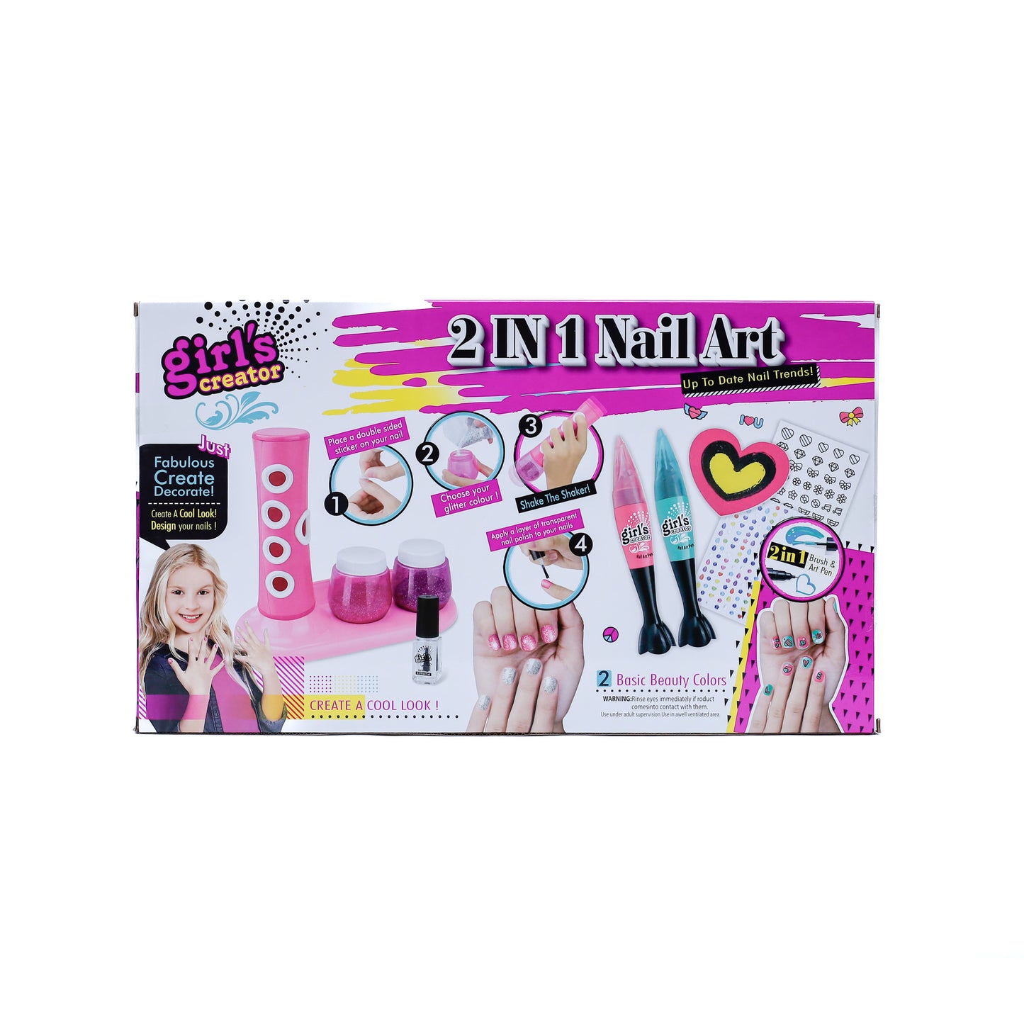 2 in 1 Nail Design Kit MBK-357