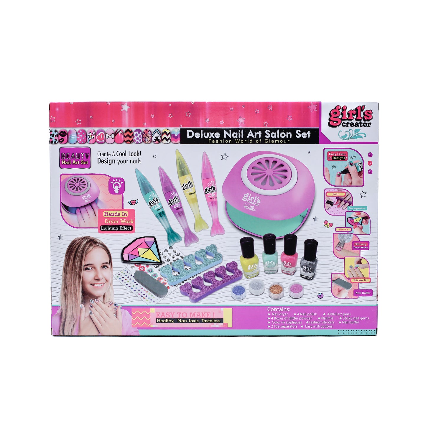 Deluxe Nail Art Salon Set MBK-395