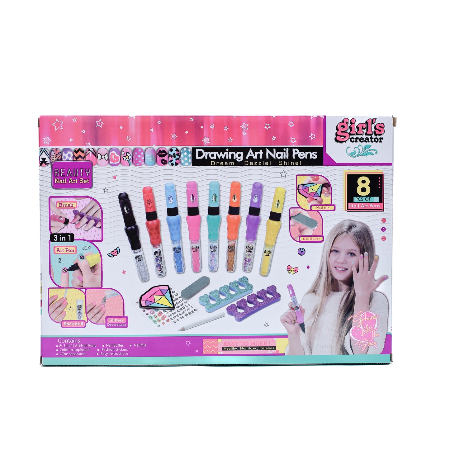 Drawing Nail Set Pens MBK-521