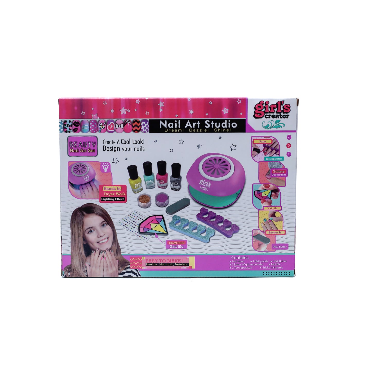 2 in 1 Tattoo & Nail Art MBK-383