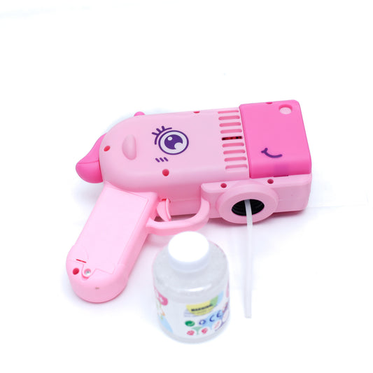 Pink Unicorn Bubble Gun P81658A