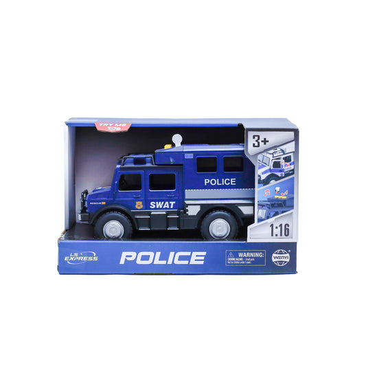 Friction Police Van WY980B