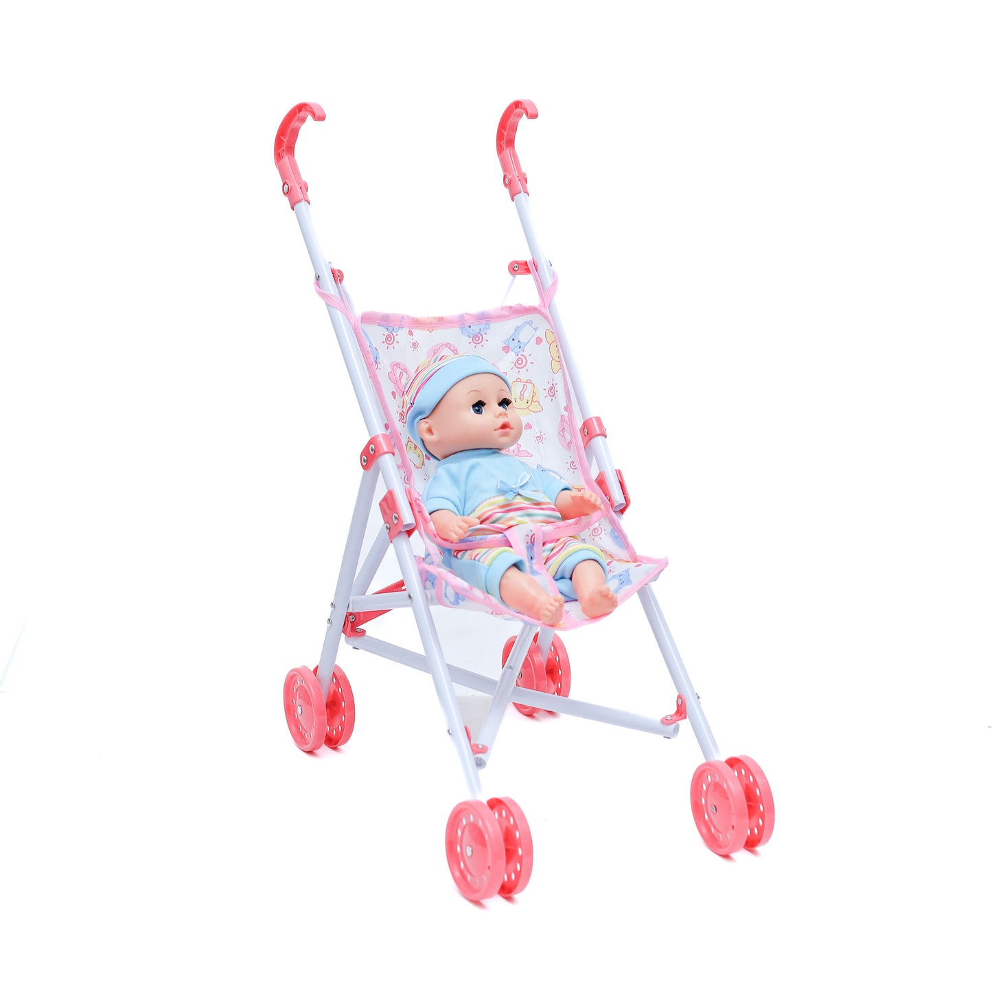 Soft Baby-Doll Stroller Set 655-8C