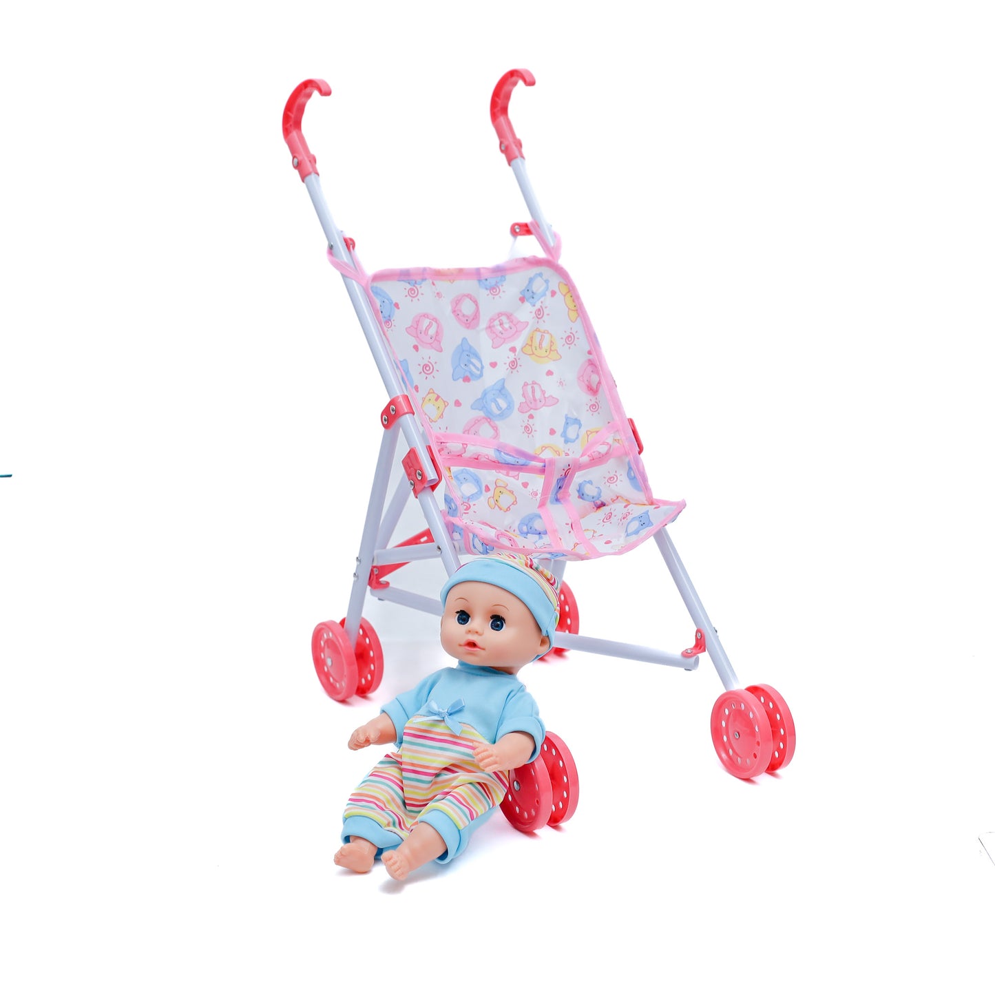 Soft Baby-Doll Stroller Set 655-8C