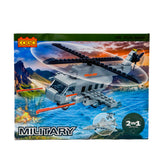 2 in 1 Helicopter & Jet Block Set  7048413
