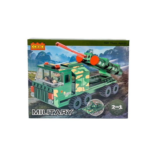 2 in 1 Truck & Tank Block Set 7048418