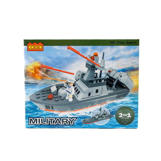 2 in 1 Ship & Submarine Block Set 7048416