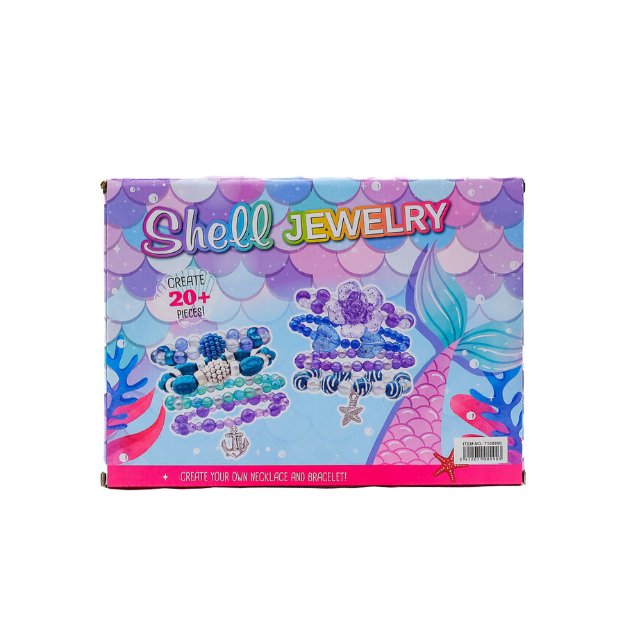 Mermaid Shell Bead Set 7108990 (in vibrant aquatic color)
