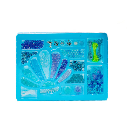 Mermaid Shell Bead Set 7108990 (in vibrant aquatic color)