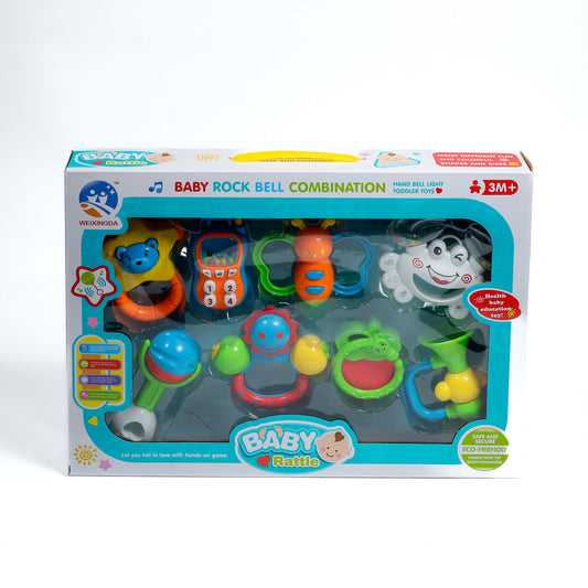 8 piece rattle set 666-7