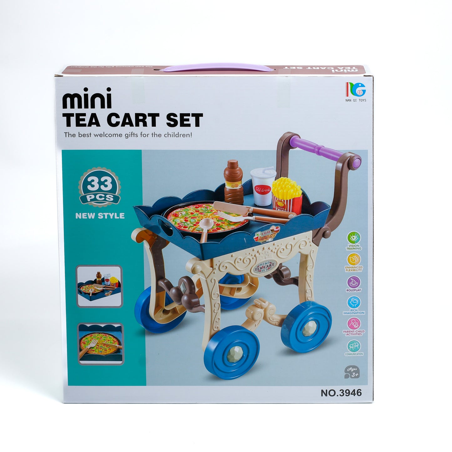 tea cart set 3946
