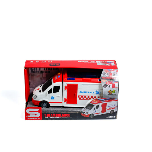 Ambulance Friction Pull and Go (JS126)