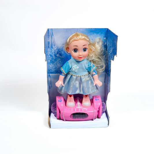 battery operated doll with hoverboard 9409-8