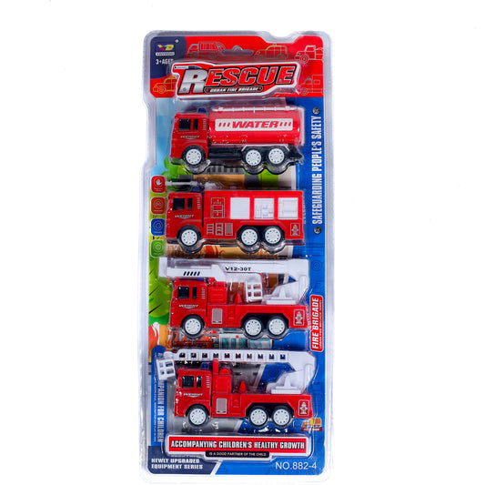 Fire Truck Model 4 Pieces (882-4)
