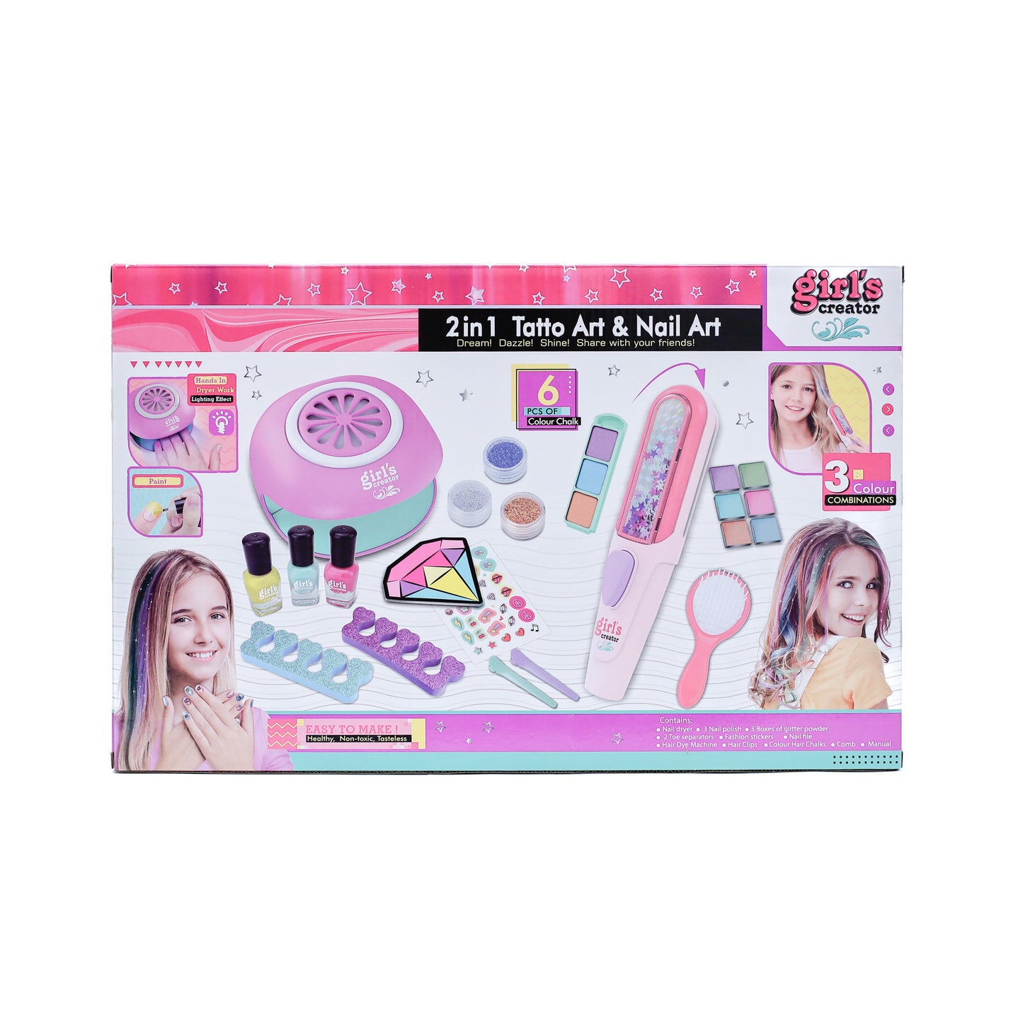 3 in 1 Beauty Salon Kit MBK-377
