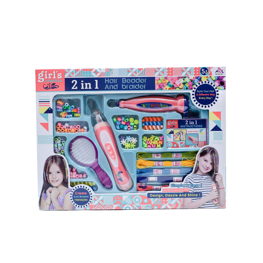 2 in 1 Hair Beader & Braider Set MBK-272K