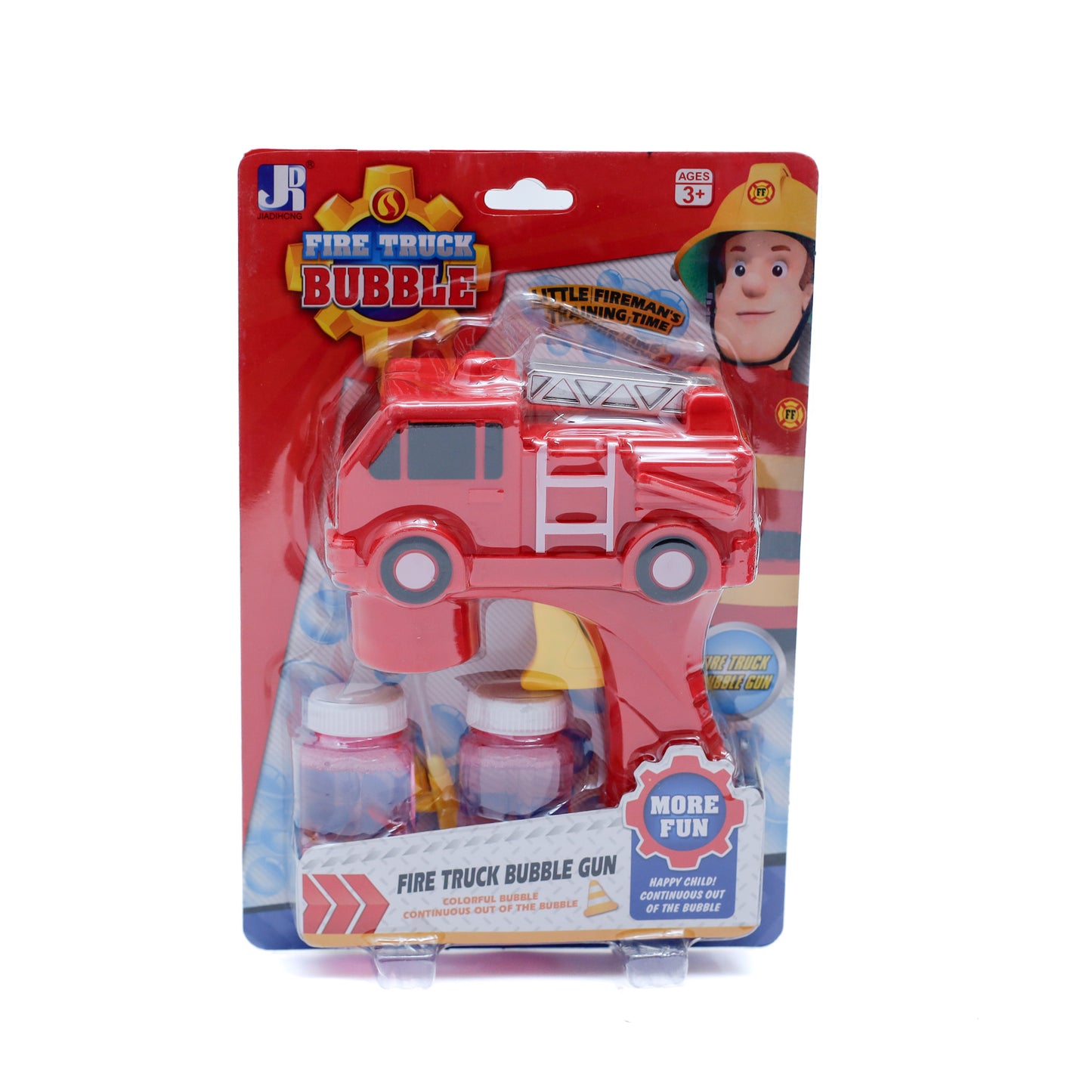 Battery Operated Fire Truck Bubble Gun P8708A