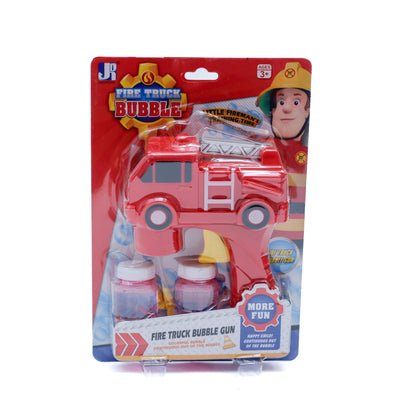 Battery Operated Fire Truck Bubble Gun P8708A