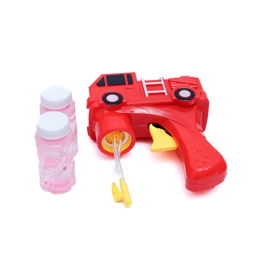 Battery Operated Fire Truck Bubble Gun P8708A