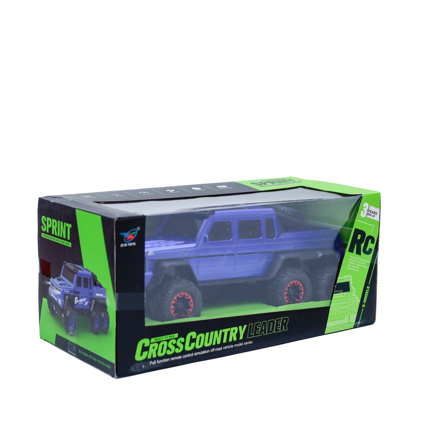 Remote Control 6 Wheel Car 500A