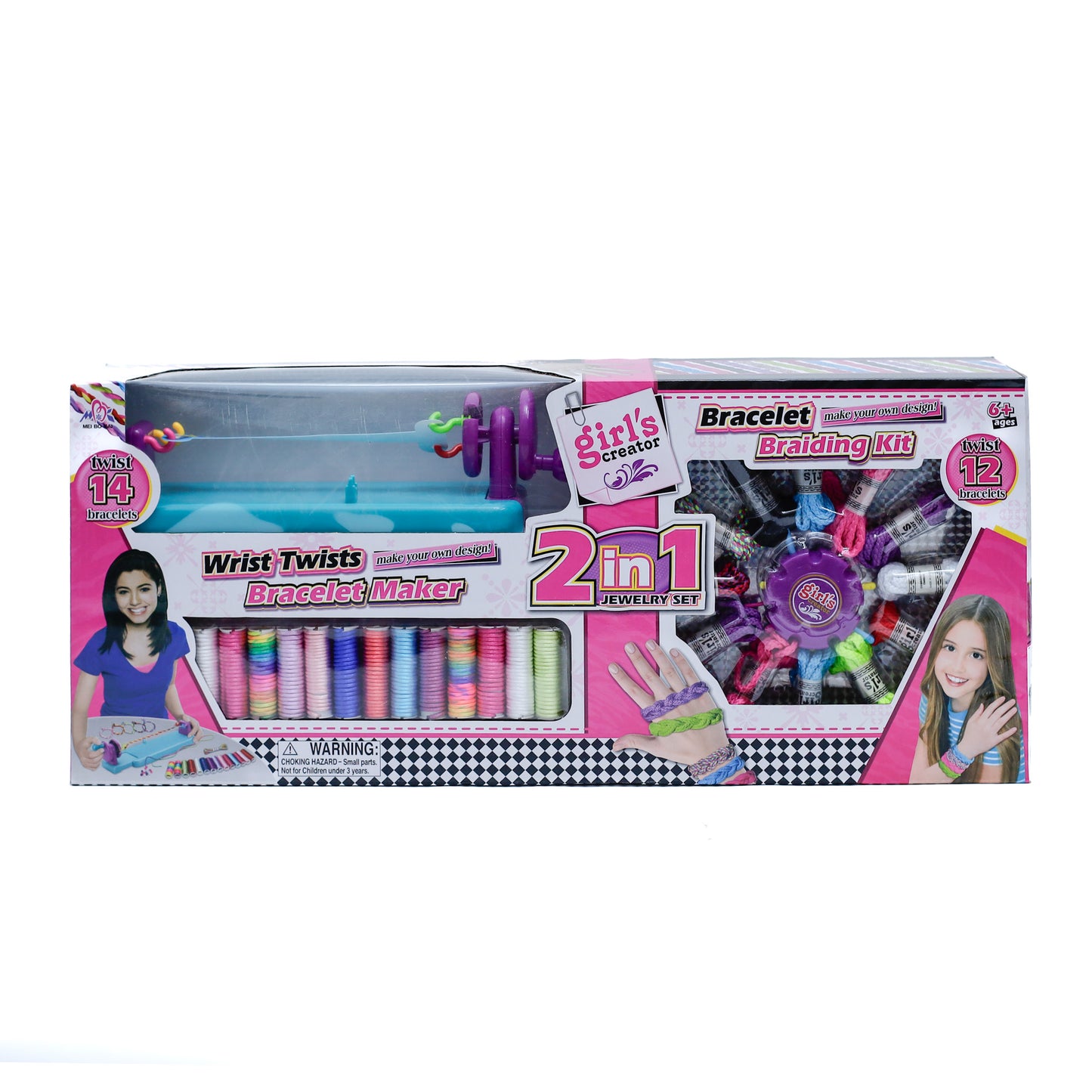 2 in 1 Bracelet & Braiding Kit MBK-220