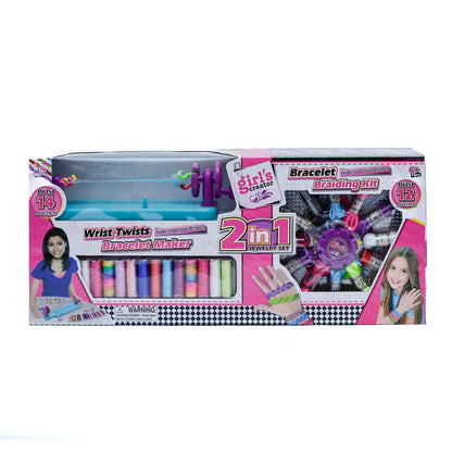 2 in 1 Bracelet & Braiding Kit MBK-220