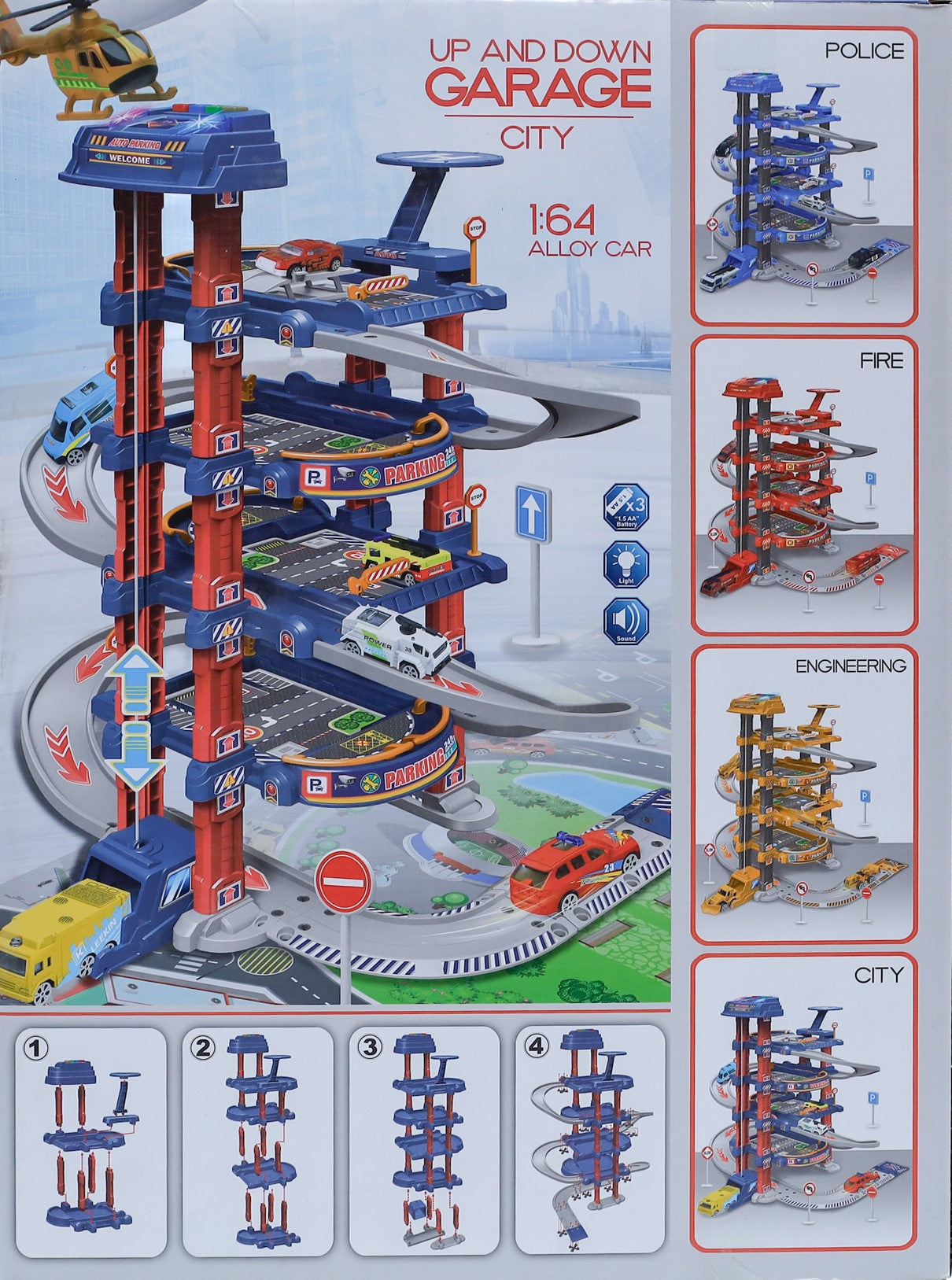 City Garage Parking Set 660-A331