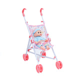 Soft Baby-Doll Stroller Set 655-8C